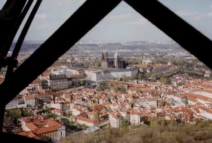 Ausblick über Prag Prager eiffelturm